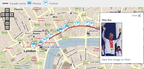 bbc Carte interactive de la BBC (Olympic and Paralympic Heroes Parade)